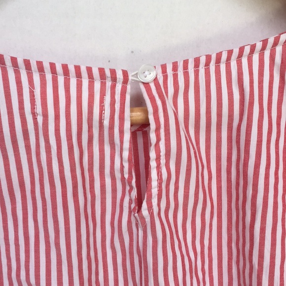 Jennifer and grace striped top ruffle sleeve large - Picture 5 of 6